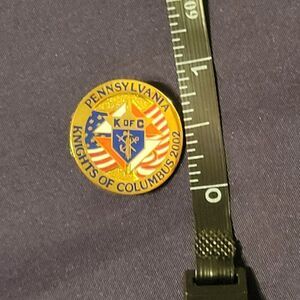 VINTAGE/RARE PENNSYLVANIA KNIGHTS OF COLUMBUS GOLD PIN.
